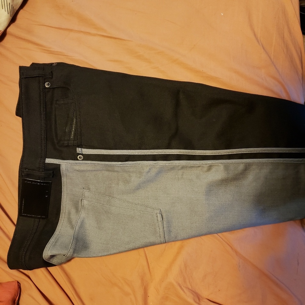 Black and Grey Two Tone Jeans